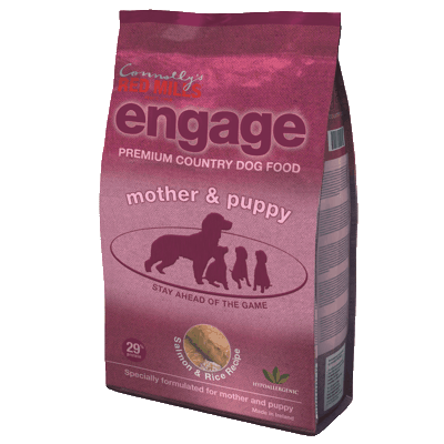 engage mother and puppy pregnancy and puppyhood premium country dog food with high meat content high protein vitamins and iron