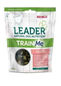 Leader train me salmon flavour natural dog nutrition dog treats food