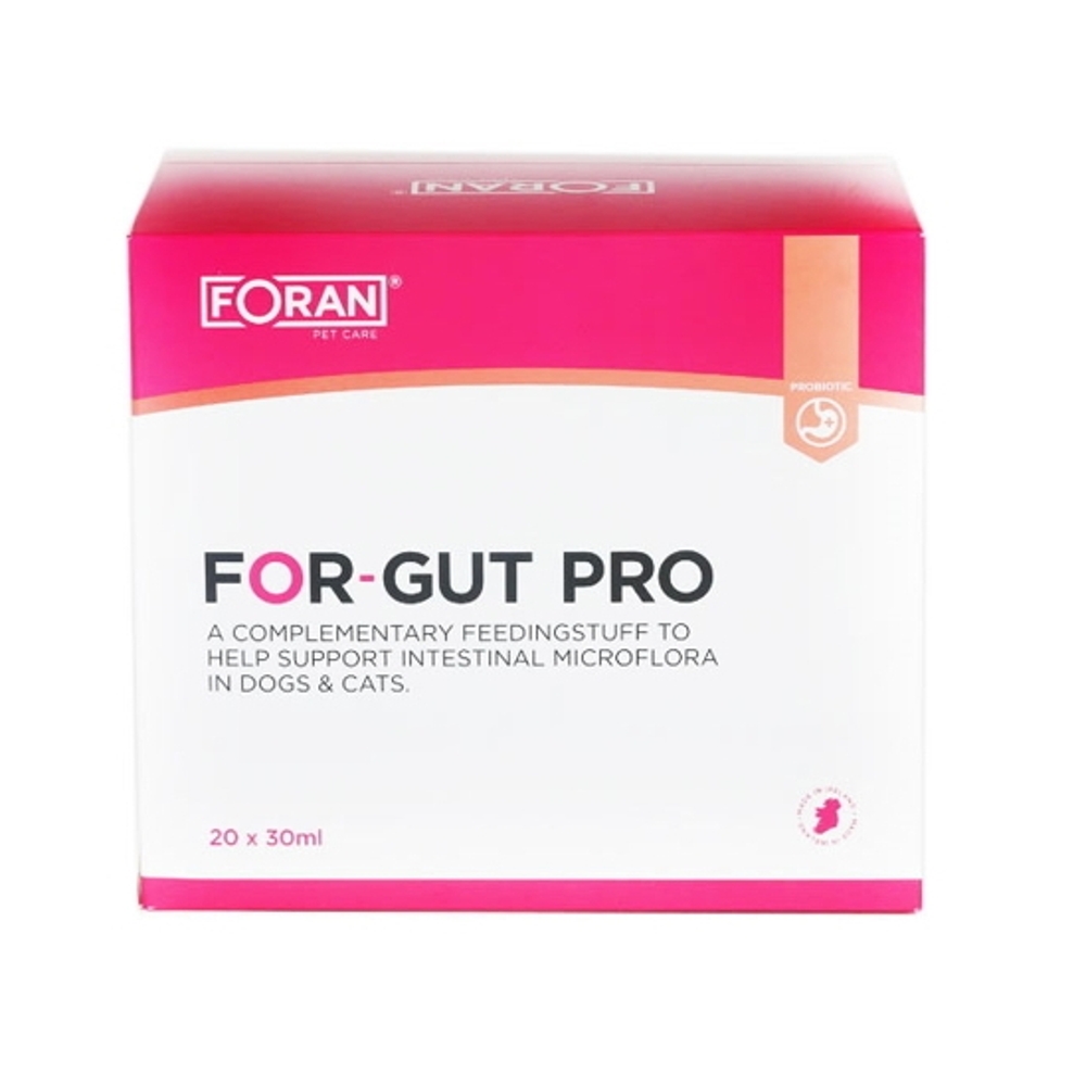Foran-Petcare-For-Gut-Pro-to -help-support-intestinal-microflora-in-dogs-and-cats