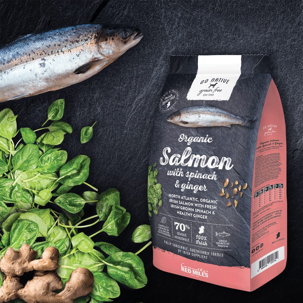 Go Native Grain Free Organic Salmon Dog Food Connolly's RED MILLS