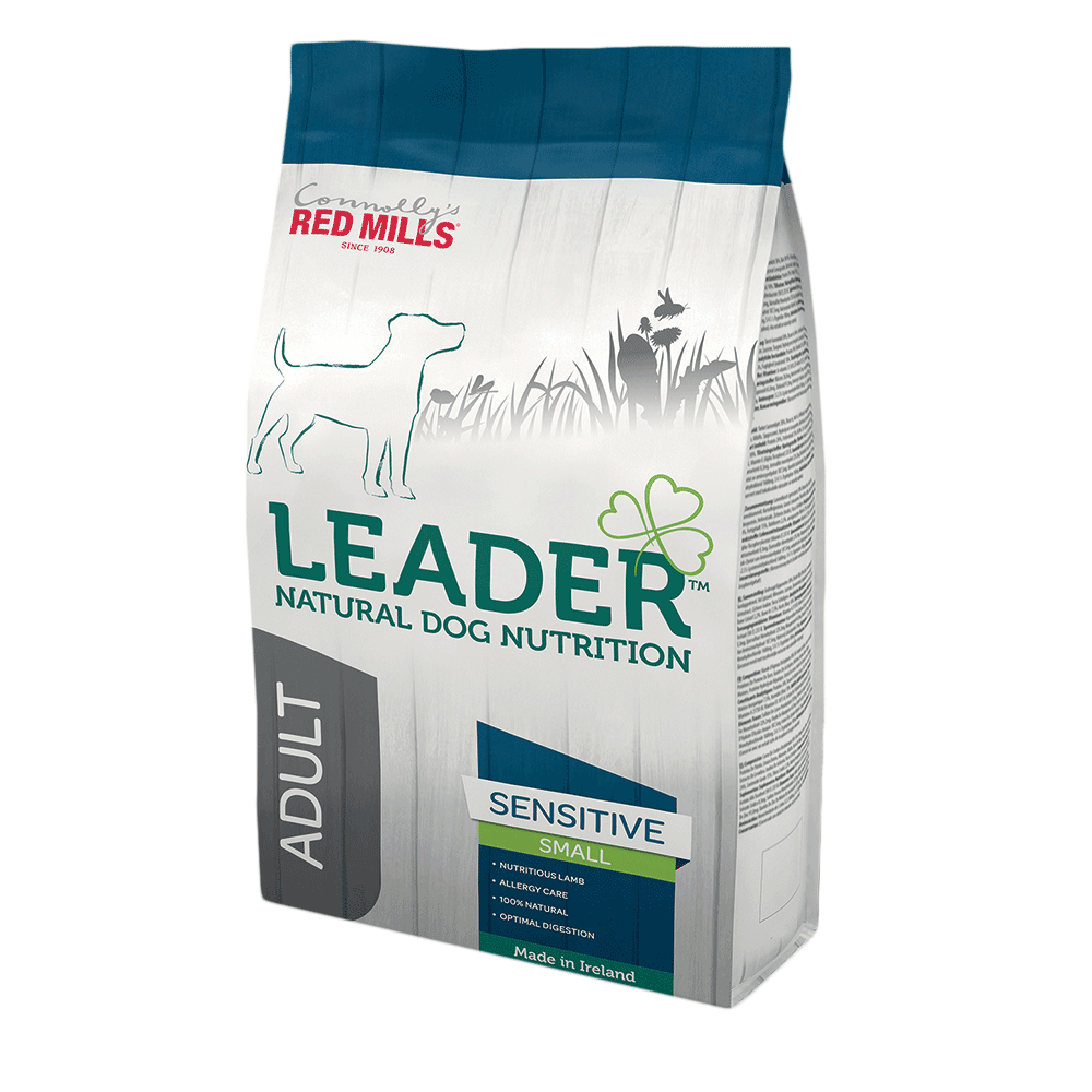 connolly's red mills leader range natural dog nutrition dog food for sensitive small dogs