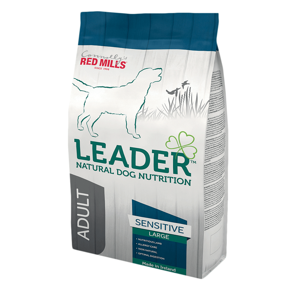 leader sensitive for dogs with sensitive tummies natural dog nutrition dog food by connolly's red mills