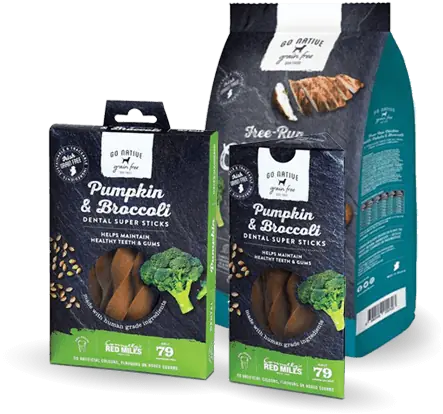 Go Native Grain Free Dog Food Healthy Treats and Dental Sticks for Dogs